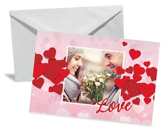 Bigliettino Auguri Storm of hearts