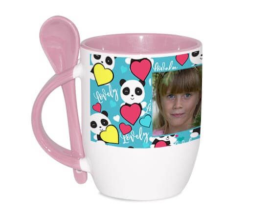 Tazza con Cucchiaino Lovely panda
