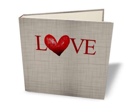Album love, testure lino