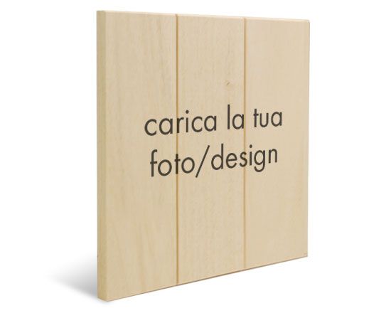 crea stampa su listelli in legno verticali