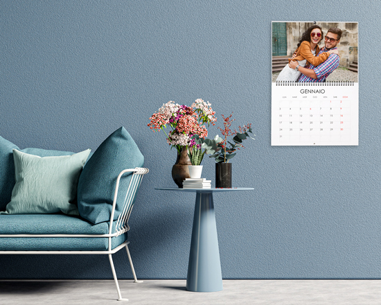 calendario doppio da parete