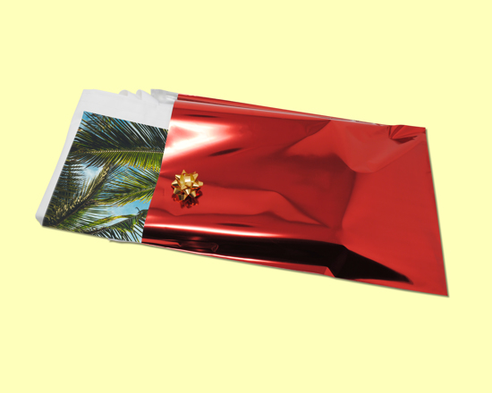 borsa shopping con confezione regalo