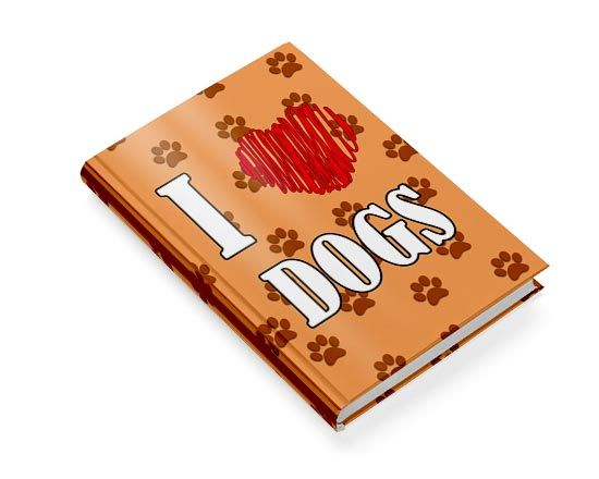 Libro animali con copertina con dedica