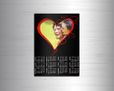 Calendario magnetico A4 Black Valentine