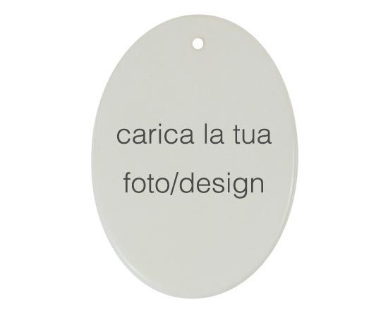 crea decorazione ovale in ceramica