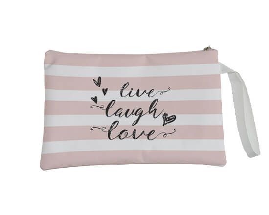 Pochette con grafica romantica