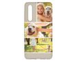 cover in tpu trasparente per huawei p30, con grafica collage