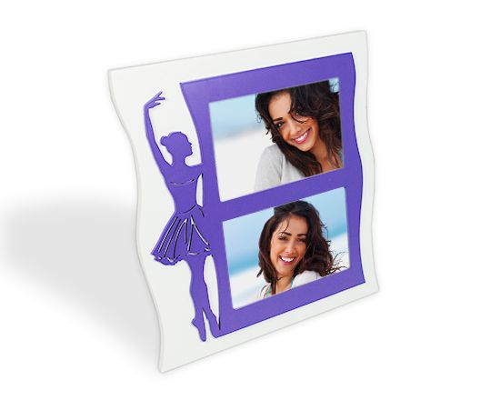 cornice fotografica due riquadri