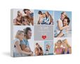 Foto collage su tela Home is the heart