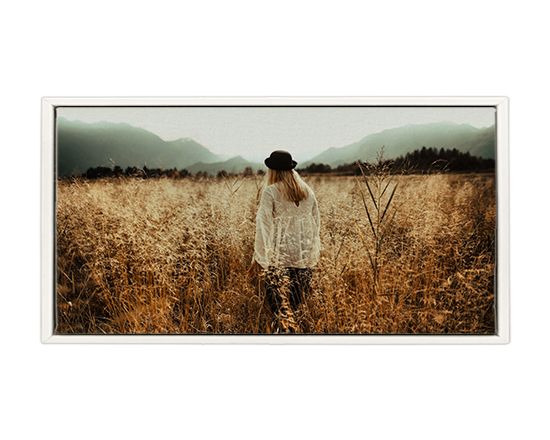 Tela con cornice americana Panoramica