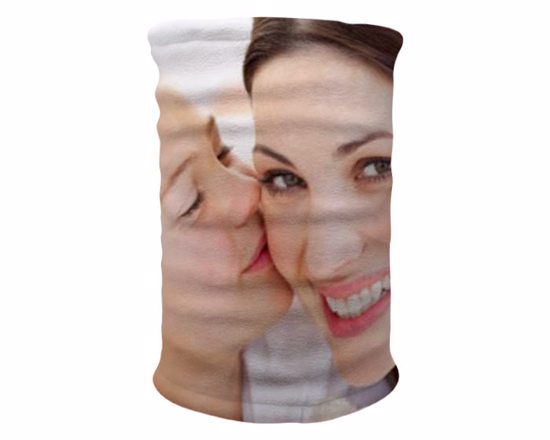 crea scaldacollo personalizzato in pile