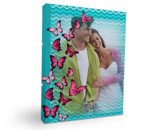 Raccoglitore personalizzato con farfalle