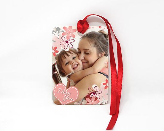 Targhetta Rettangolare in Feltro Mum