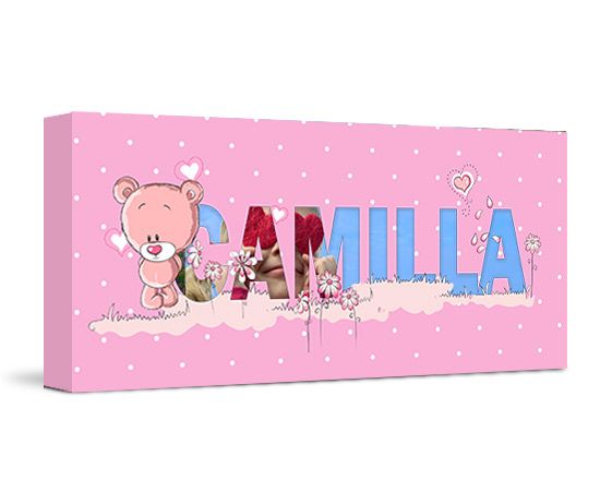 La tela dal nome Camilla per una piccola bimba
