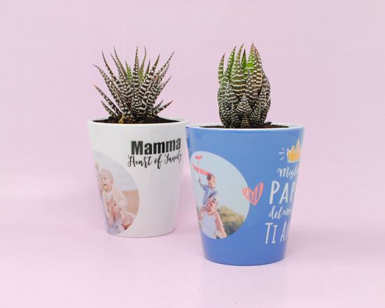 stampa vaso con foto e grafiche a tema