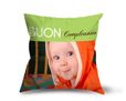 Cuscinoin pile con grafica buon compleanno