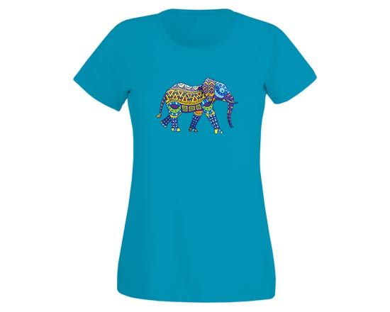 Maglietta donna in cotone Elephant