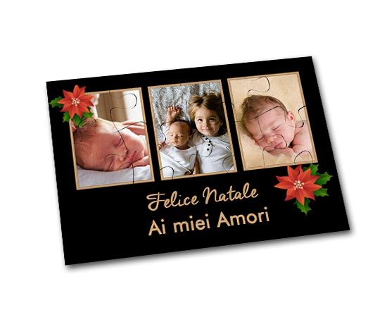 Puzzle Magnetici Rettangolari Black christmas