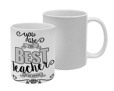 Tazza panoramica con scritte nere