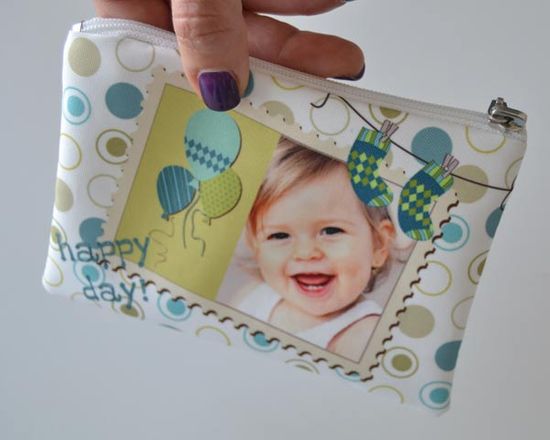 un pratico portamonete che potrai anche utilizzare come portachiavi