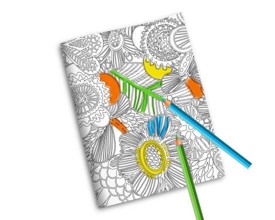 Quaderno Copertina da Colorare Nature