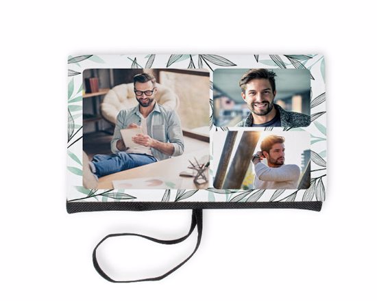 Stampa sulla superficie del portatabacchi il collage personalizzato con le tue foto