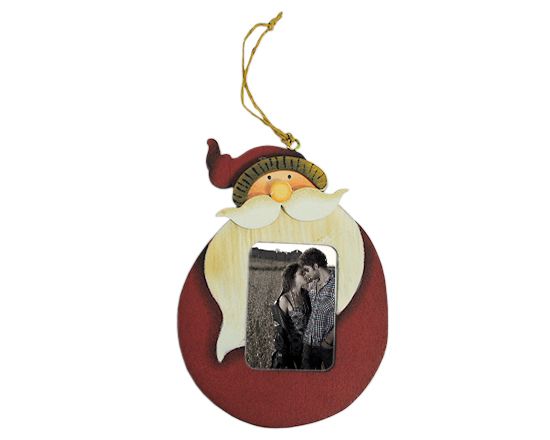 addobbo natalizio a forma di babbo natale