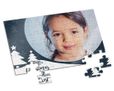 puzzle con grafica nel colore bianco e blu