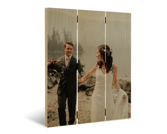 Stampa su listelli Verticali in legno 24x36 cm