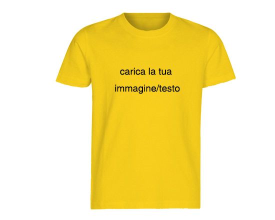 Il colore giallo per la t-shirt bambini