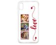 Cover in Silicone iPhone Xs Max Frame Love