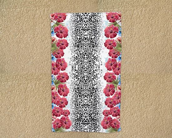 Telo mare 90x150 Fashon flowers