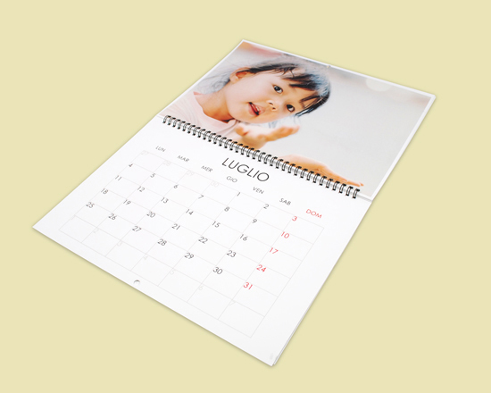 stampa foto calendario doppio