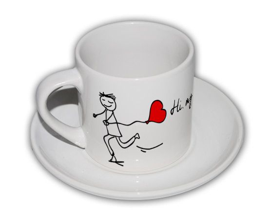 Tazza Coffee man in love