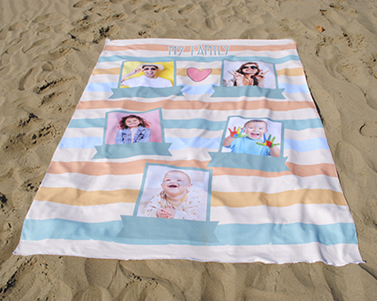 crea telo spiaggia personalizzato