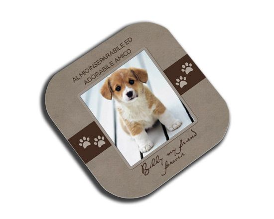 Sottobicchiere masonite quadrato My best friend