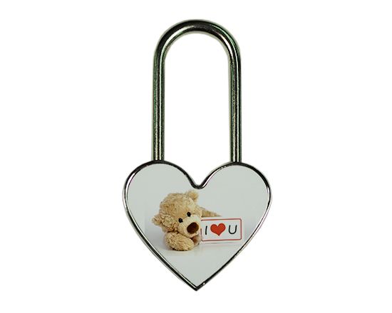 lucchetto a forma di cuore personalizzato