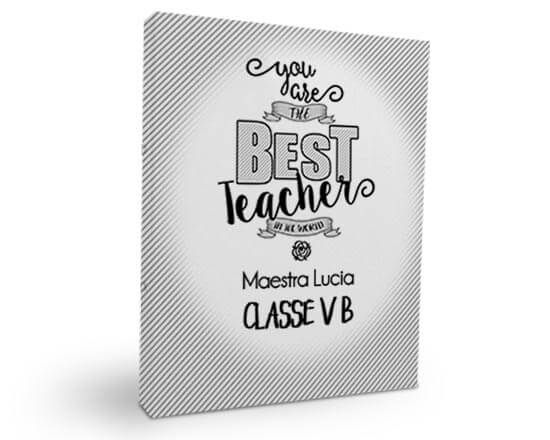 Raccoglitore ad anelli con grafica con scritte