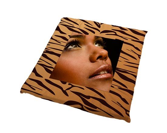 cuscino per sedie personalizzato con texture tigrata