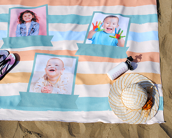 telo mare in microfibra con foto e immagini