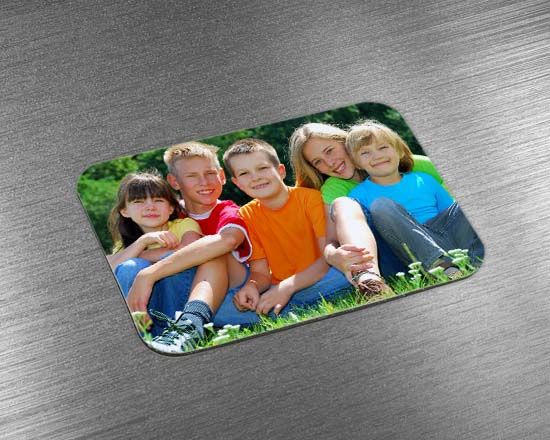 calamita flessibile rettangolare personalizzata con foto