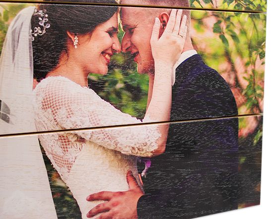 stampa su legno naturale Ayous