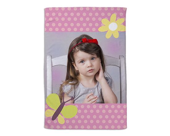 Coperta 100x150 Butterfly & flowers