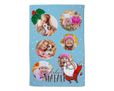 Coperta in pile con grafica con babbo natale