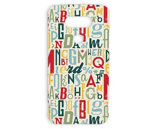 Cover 3D con grafica piena di lettere e simboli