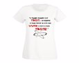 T-shirt donna in cotone Stupidi e tristi