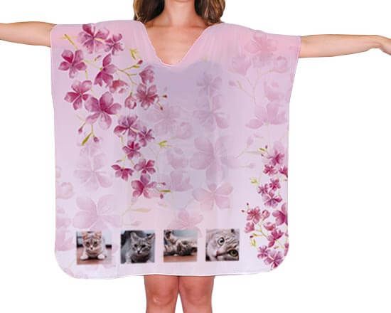 grafica flowers per kaftano personalizzato