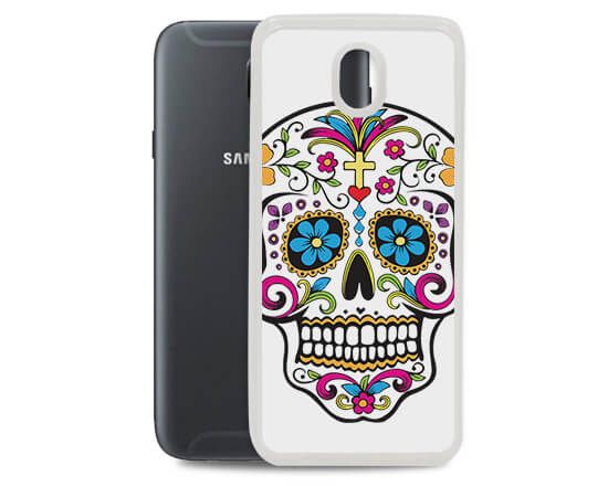 Cover in silicone Galaxy J7 Teschio - 2017