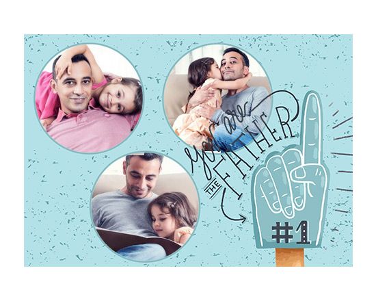 Grafica con cerchi e sfondo celeste