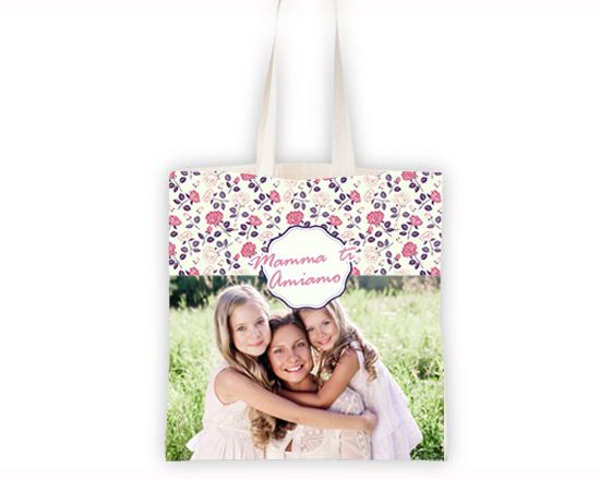 Borsa Shopping Texture di rose